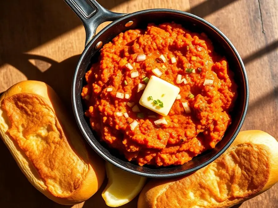 Pav Bhaji — Mumbai pav bhaji with buttered pav